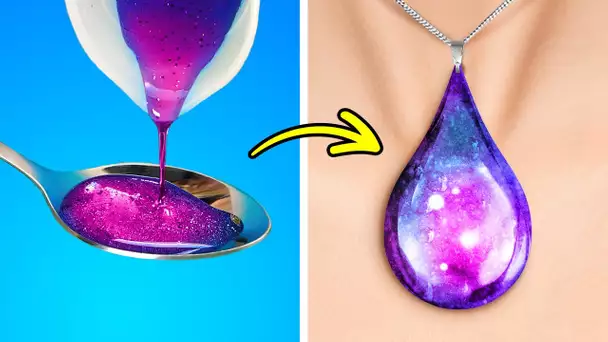 BIJOUX EN RÉSINE ÉPOXY À FAIRE SOI-MÊME : ACCESSOIRES FAITS MAIN ABORDABLES ET MAGNIFIQUES 💍✨