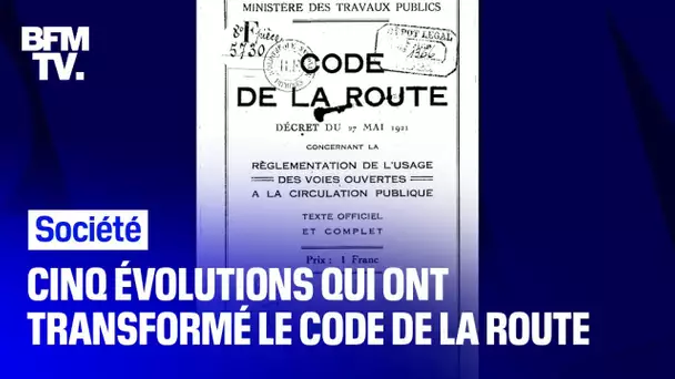 100 ans du code de la route: cinq évolutions qui l'ont transformé