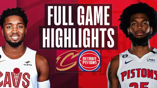 CAVALIERS at PISTONS | NBA FULL GAME HIGHLIGHTS | November 27, 2022