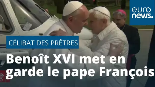 Célibat des prêtres : Benoît XVI met en garde le pape François