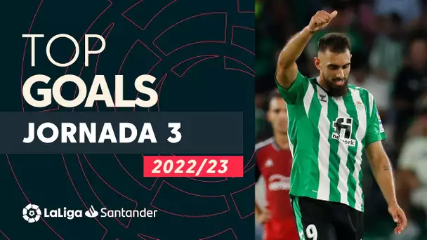 LaLiga TOP 5 Goles Jornada 3 LaLiga Santander 2022/2023