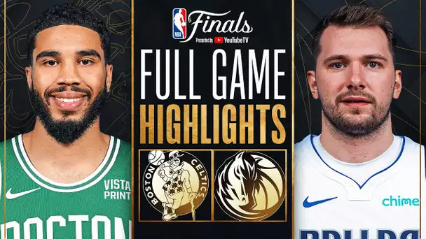 #1 CELTICS at #5 MAVERICKS | FULL GAME 4 HIGHLIGHTS | June 14, 2024