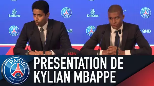 Conférence de presse de présentation de Kylian Mbappé