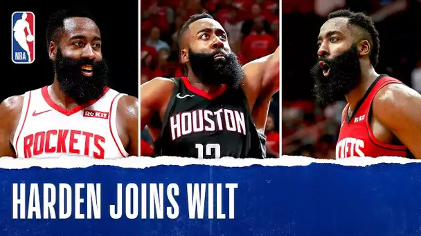 Harden Joins Wilt Chamberlain In AMAZING 11-Game Stretch