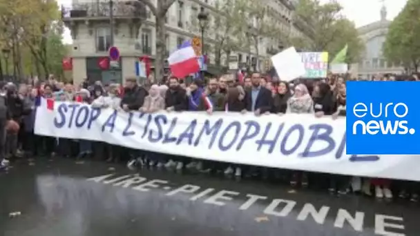 Des milliers de Français dans la rue contre l'islamophobie