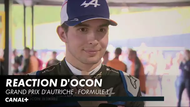 Réaction d'Esteban Ocon - Grand Prix d'Autriche - F1