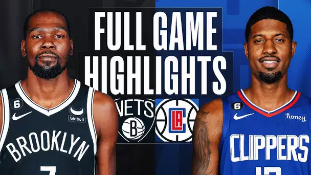 NETS at CLIPPERS | NBA FULL GAME HIGHLIGHTS | November 12, 2022