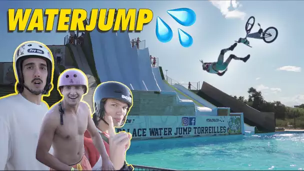 TEAM RIDING ZONE (@Kilian larher, Maël Larher, @Pierre SORIOT) VS FRENZY PALACE WATER JUMP !