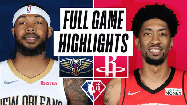 PELICANS at ROCKETS | FULL GAME HIGHLIGHTS | December 5, 2021