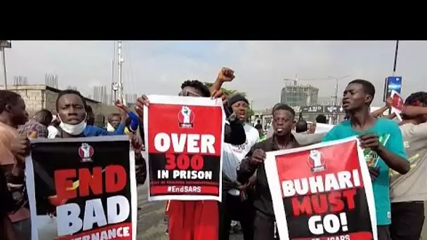 Nigeria : la jeunesse manifeste un an après la répression sanglante de Lekki