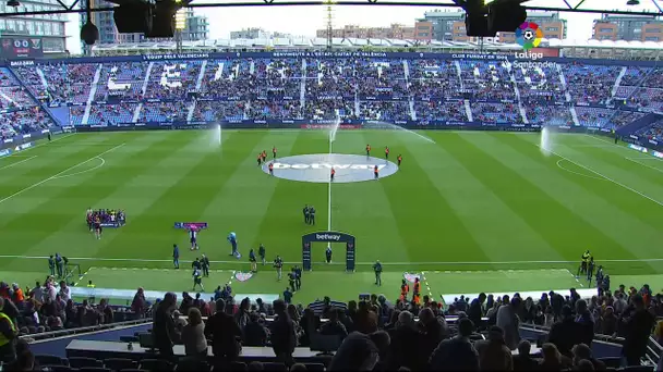 Calentamiento Levante UD vs CD Leganés