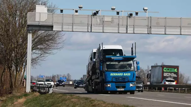 «C'est le consommateur final qui paiera» : en Alsace, la taxe pour les poids lourds inquiète les …