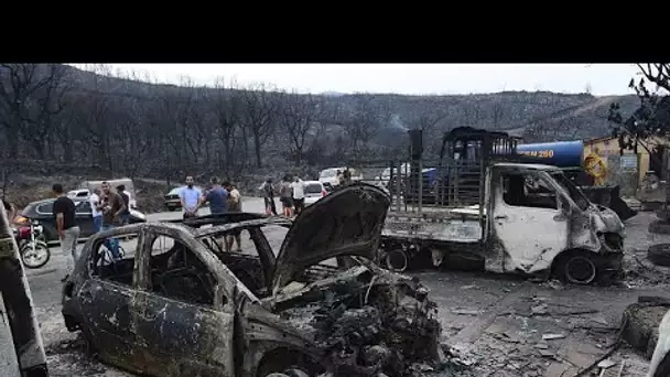 Algérie: la majorité des incendies éteints, encore 13 en cours