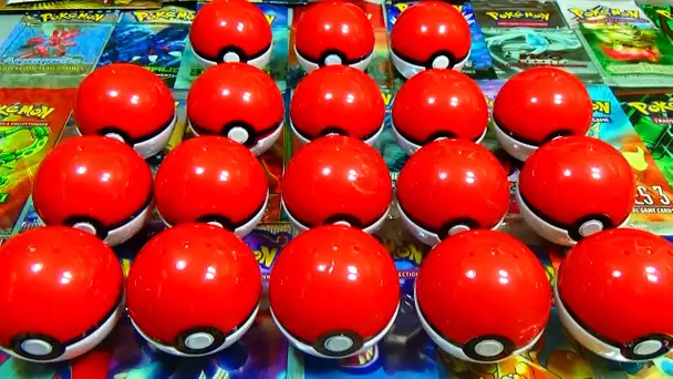 ENORME Ouverture de 18 POKEBALL SURPRISE POKEMON ! Des gommes pokémon ! BIG OPENING !