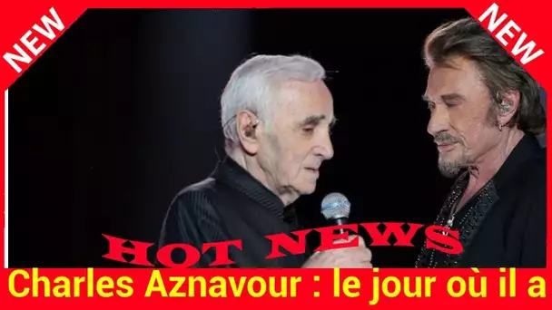 Charles Aznavour : le jour où il a recueilli Johnny Hallyday chez luiUne amitié indestructible