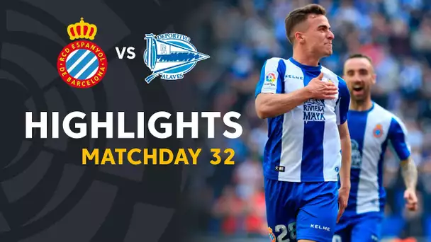 Highlights RCD Espanyol vs Deportivo Alaves (2-1)