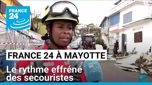 À Mayotte, le rythme effréné des secouristes une semaine après le cyclone Chido • FRANCE 24