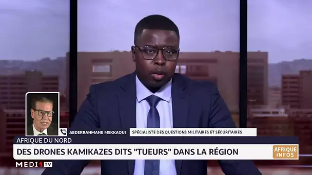 Afrique du Nord : des drones kamikazes dits "tueurs" dans la région. Lecture Abderrahame Mekkaoui