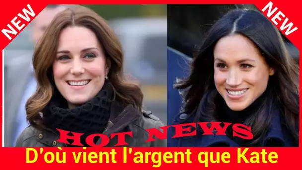 D’où vient l’argent que Kate et Meghan Markle dépensent pour leurs vêtements de luxe ?