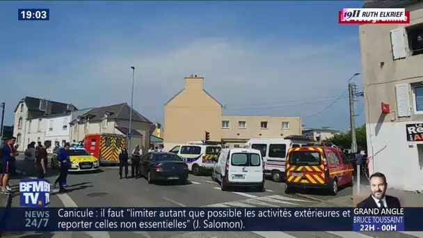 "On a vu deux hommes allongés au sol." Un tireur fait deux blessés devant une mosquée à Brest