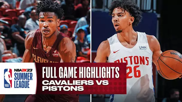 CAVALIERS vs PISTONS | NBA SUMMER LEAGUE | FULL GAME HIGHLIGHTS