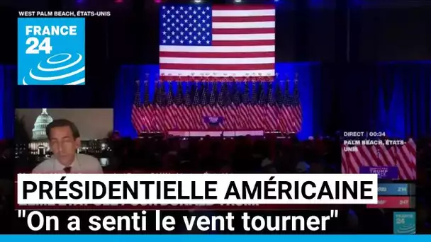 Présidentielle américaine : "On a senti le vent tourner" • FRANCE 24