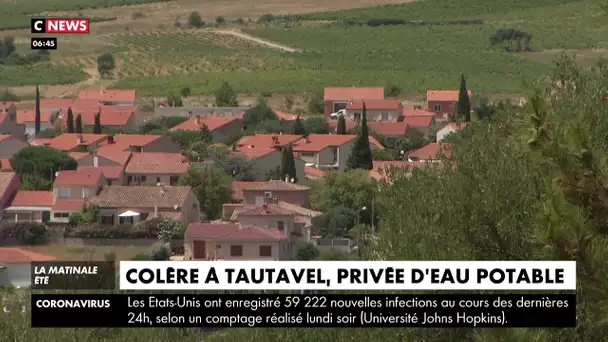 Colère à Tautavel, privée d'eau potable