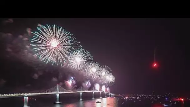 La Croatie célèbre "la réunification" de son territoire avec l'inauguration du pont de Peljesac