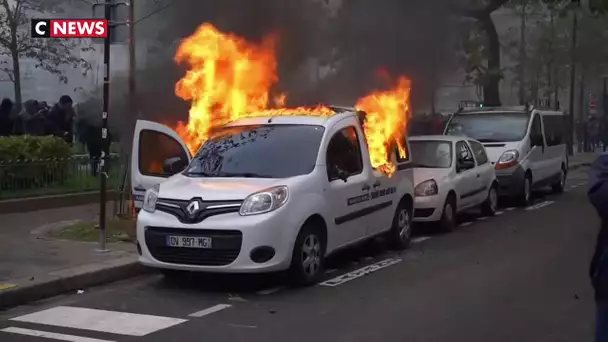 1 an des Gilets jaunes : scènes de chaos à Paris