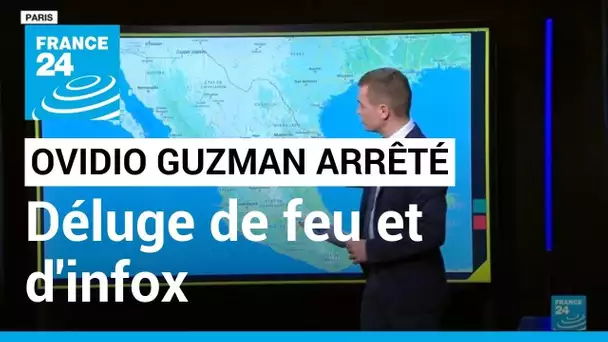 Ovidio Guzman arrêté : déluge de feu et d'infox • FRANCE 24