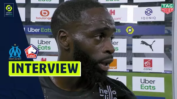 Interview de fin de match : OLYMPIQUE DE MARSEILLE - LOSC LILLE (1-1)  / 2020/2021