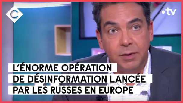 Propagande russe : de faux sites d’informations créés en Europe - L’édito - C à vous - 29/09/2022