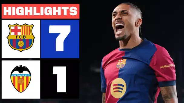 FC BARCELONA 7 - 1 VALENCIA CF I RESUMEN LALIGA EA SPORTS