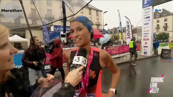 Running Loire Valley 2019 : arrivée de la 1e femme sur le Marathon