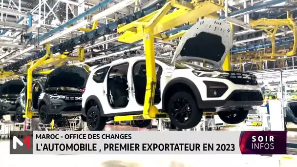 Maroc-office des changes : L´automobile, premier exportateur en 2023