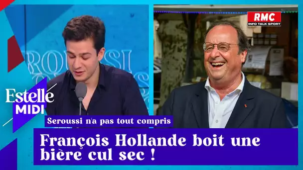 Vincent Seroussi : François Hollande boit une bière cul sec !