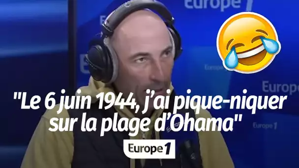 VGE raconte sa journée du 6 juin 1944 : "j'ai invité quelques amis à pique-niquer sur la plage d'…