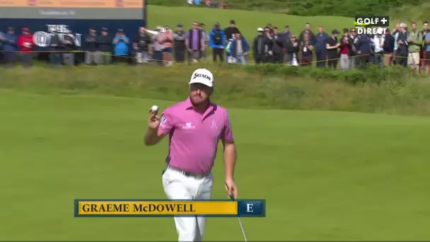 The Open 2019 - Joli putt pour birdie de McDowell