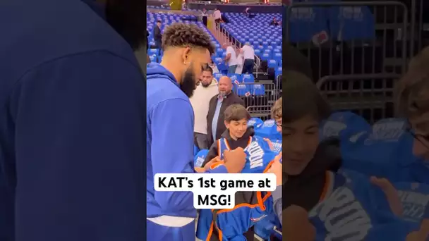 Karl-Anthony Towns’ doesn’t waste time getting his 1st points at MSG! 🔥👀|#Shorts