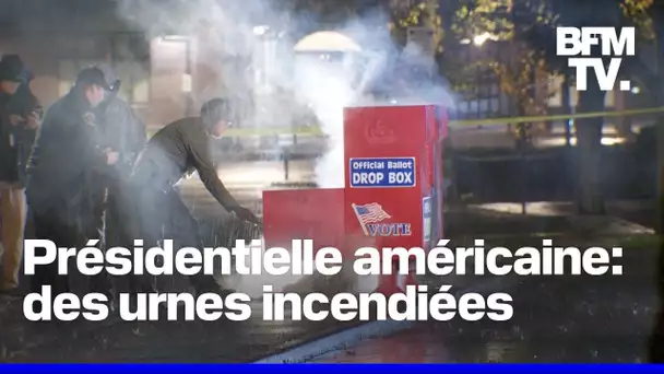 Présidentielle américaine: des urnes électorales incendiées à Vancouver, dans l'État de Washington