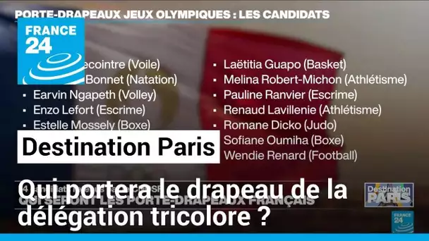 JO 2024 : qui portera le drapeau de la délégation tricolore ? • FRANCE 24