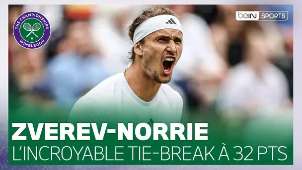 🎾 WIMBLEDON : L'ÉNORME tie-break à 32 points entre ZVEREV et NORRIE