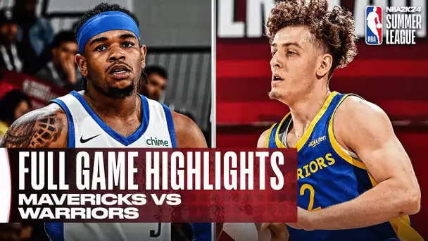 MAVERICKS vs WARRIORS | NBA SUMMER LEAGUE | FULL GAME HIGHLIGHTS