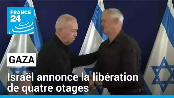 Israël annonce la libération de quatre otages dans la bande de Gaza • FRANCE 24