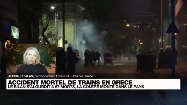 Accident mortel de train en Grèce : manifestations de colère dans plusieurs villes • FRANCE 24