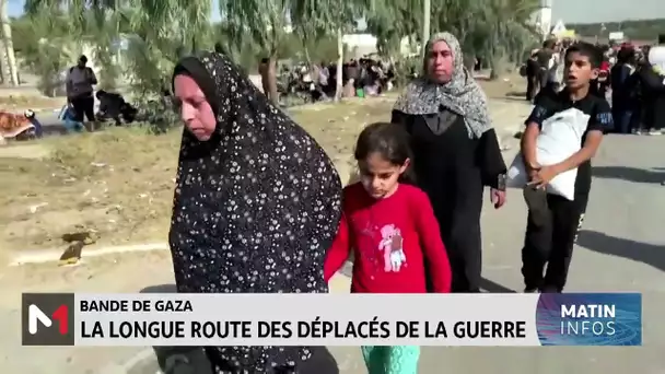 Bande de Gaza : La longue route des déplacés de la guerre