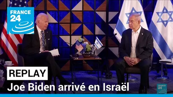 Joe Biden en visite en Israël : le président américain dénonce les atrocités du Hamas