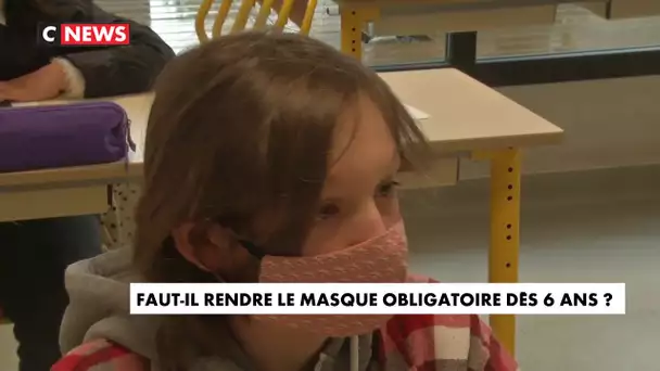 Faut-il rendre le masque obligatoire dès 6 ans ?