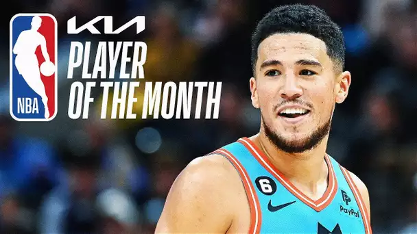 Devin Booker Named Western Conference Kia Player Of The Month ☀