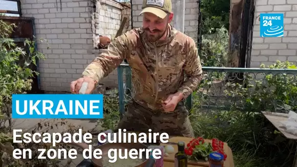 En Ukraine, un soldat fait le buzz sur TikTok avec ses recettes culinaires • FRANCE 24